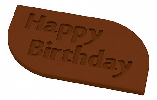 Martellato Форма для шоколадного напису "Happy Birthday" 